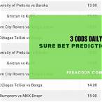 sure bet today prediction